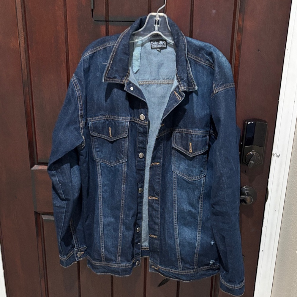 Dallas Shirts Men's Denim Jacket XXL